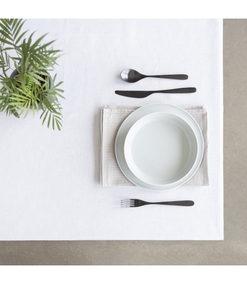 Tablecloth „Linen white“. Linen tablecloths