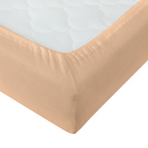 Terry fitted sheet „Tangerine“, 140x200 cm, 160x200 cm, 180x200 cm