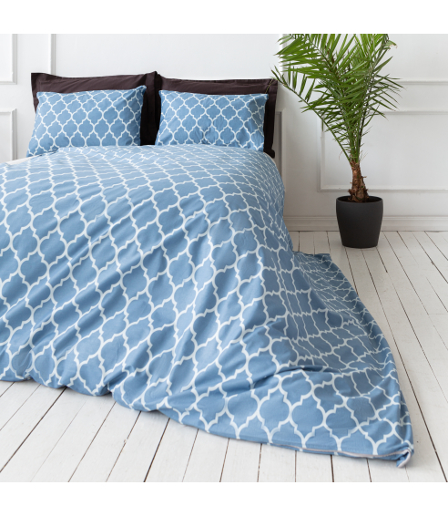 Bedding Set „Morocco blue“. Cotton bedding sets
