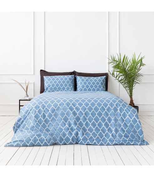 Bedding Set „Morocco blue“. Cotton bedding sets