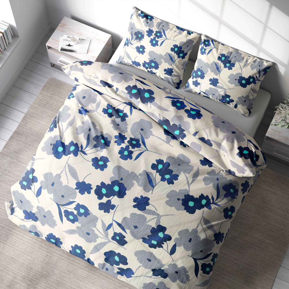 Bedding Set „Prime“. Bedding sets with plants, 140x200 cm, 200x220 cm