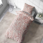 Premium Sateen Bedding Set „Curls“. Satin bedding sets, 140x200 cm