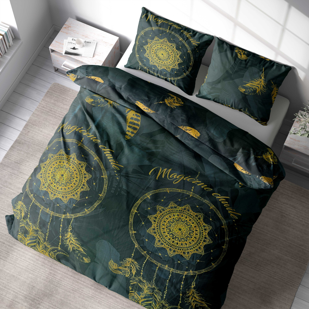 Bedding Set „Dreamcather“. Bedding sets 200x200, 140x200 cm, 150x200 cm, 160x200 cm, 180x200 cm, 200x200 cm, 200x220 cm