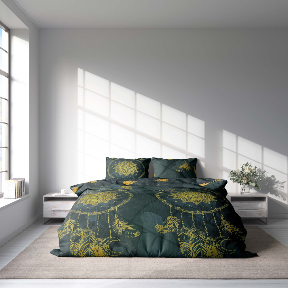 Bedding Set „Dreamcather“. Bedding sets 200x200, 140x200 cm, 150x200 cm, 160x200 cm, 180x200 cm, 200x200 cm, 200x220 cm