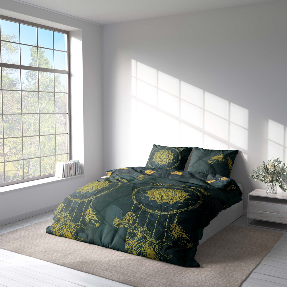 Bedding Set „Dreamcather“. Bedding sets 200x200, 140x200 cm, 150x200 cm, 160x200 cm, 180x200 cm, 200x200 cm, 200x220 cm