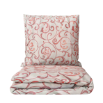Premium Sateen Bedding Set „Curls“. Satin bedding sets, 140x200 cm