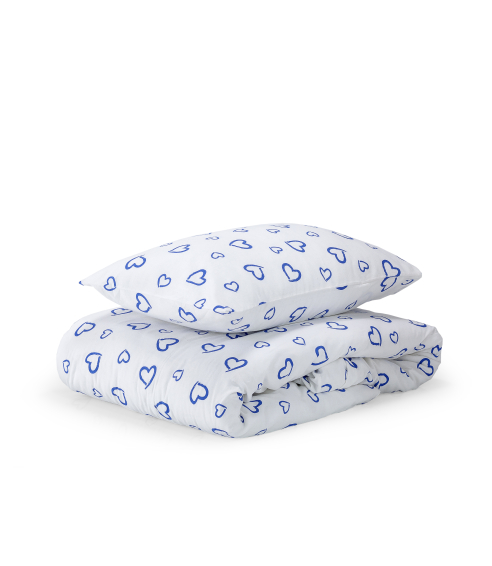 Children’s Bedding Set „Blue love“. Kids bedding