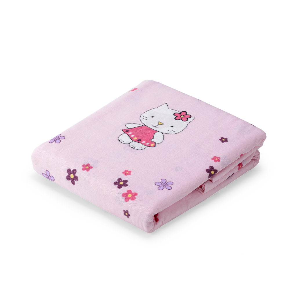 Children’s Bedding Set „Kitty“. Kids bedding, 110x140 cm, 140x200 cm