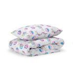 Children’s Bedding Set  „Owl“. Baby bedding, 90x120 cm, 110x140 cm, 140x200 cm