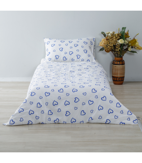 Children’s Bedding Set „Blue love“. Kids bedding