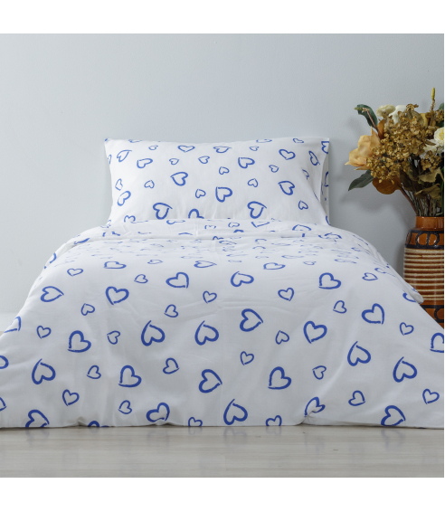 Children’s Bedding Set „Blue love“. Kids bedding