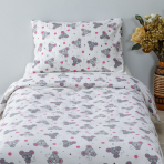Children’s Bedding Set „Mousy“. Kids bedding, 110x140 cm, 140x200 cm