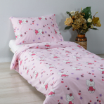 Children’s Bedding Set „Kitty“. Kids bedding, 110x140 cm, 140x200 cm