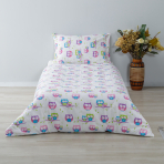 Children’s Bedding Set  „Owl“. Baby bedding, 90x120 cm, 110x140 cm, 140x200 cm