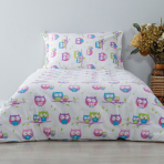 Children’s Bedding Set  „Owl“. Baby bedding, 90x120 cm, 110x140 cm, 140x200 cm