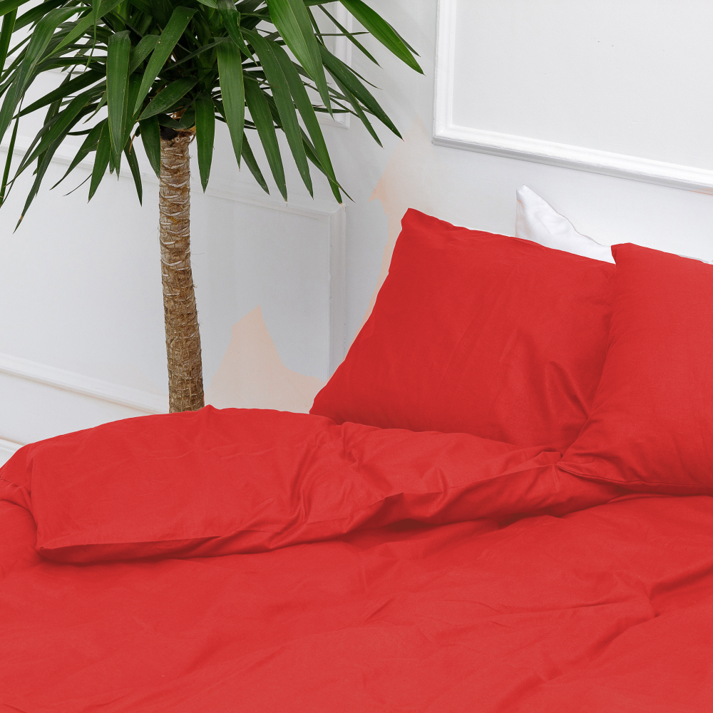 Bedding Set „Classic raspberry“. Bedding sets 140x200, 200x220 cm