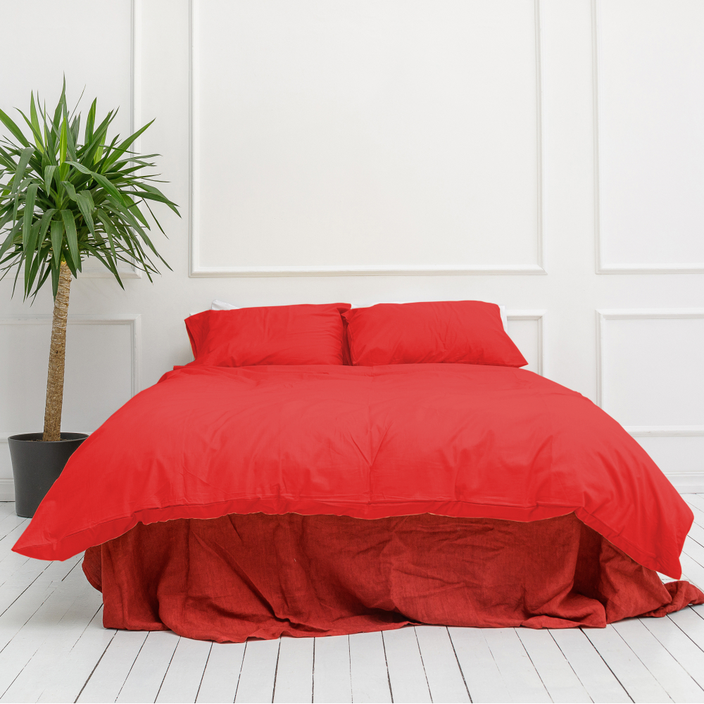 Bedding Set „Classic raspberry“. Bedding sets 140x200, 200x220 cm
