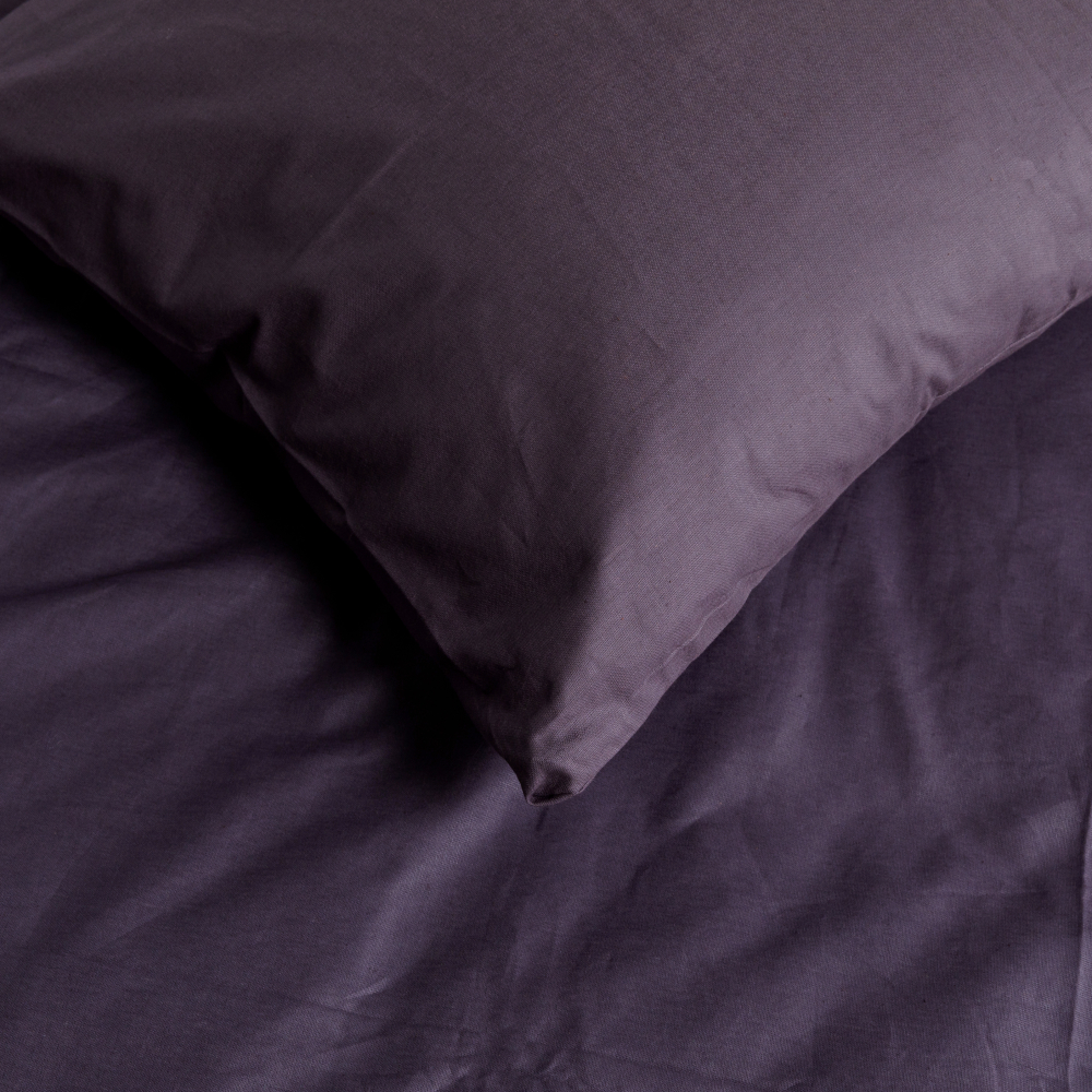 Bedding Set „Classic dark purple“. Cotton bedding sets, 200x220 cm