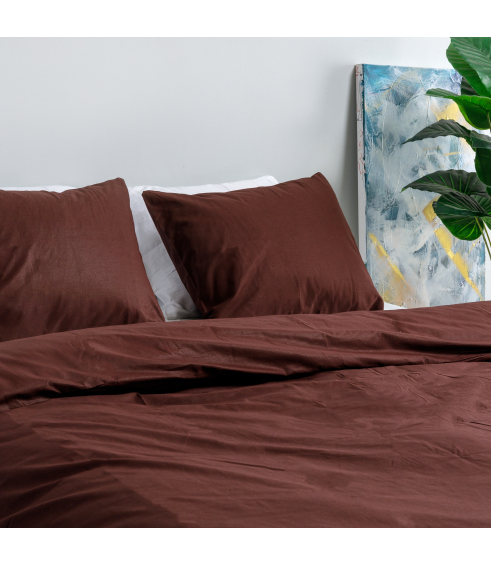 Bedding Set „Classic rust“. Cotton bedding sets