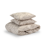 Bedding Set „Toile de Jouy grey“. Patterned bedding sets, 140x200 cm, 160x200 cm