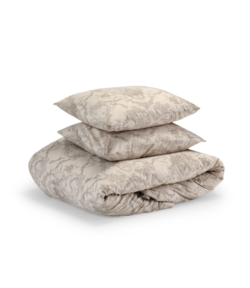 Bedding Set „Toile de Jouy grey“. Cotton bedding sets