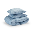 Bedding Set „Toile de Jouy blue“. Blue bedding sets, 140x200 cm, 200x200 cm