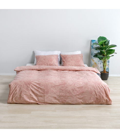 Bedding Set „Toile de Jouy caffe“. Cotton bedding sets