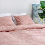 Bedding Set „Toile de Jouy caffe“. Cotton bedding sets, 140x200 cm, 200x220 cm