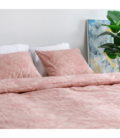 Bedding Set „Toile de Jouy caffe“. Cotton bedding sets