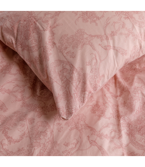 Bedding Set „Toile de Jouy caffe“. Cotton bedding sets