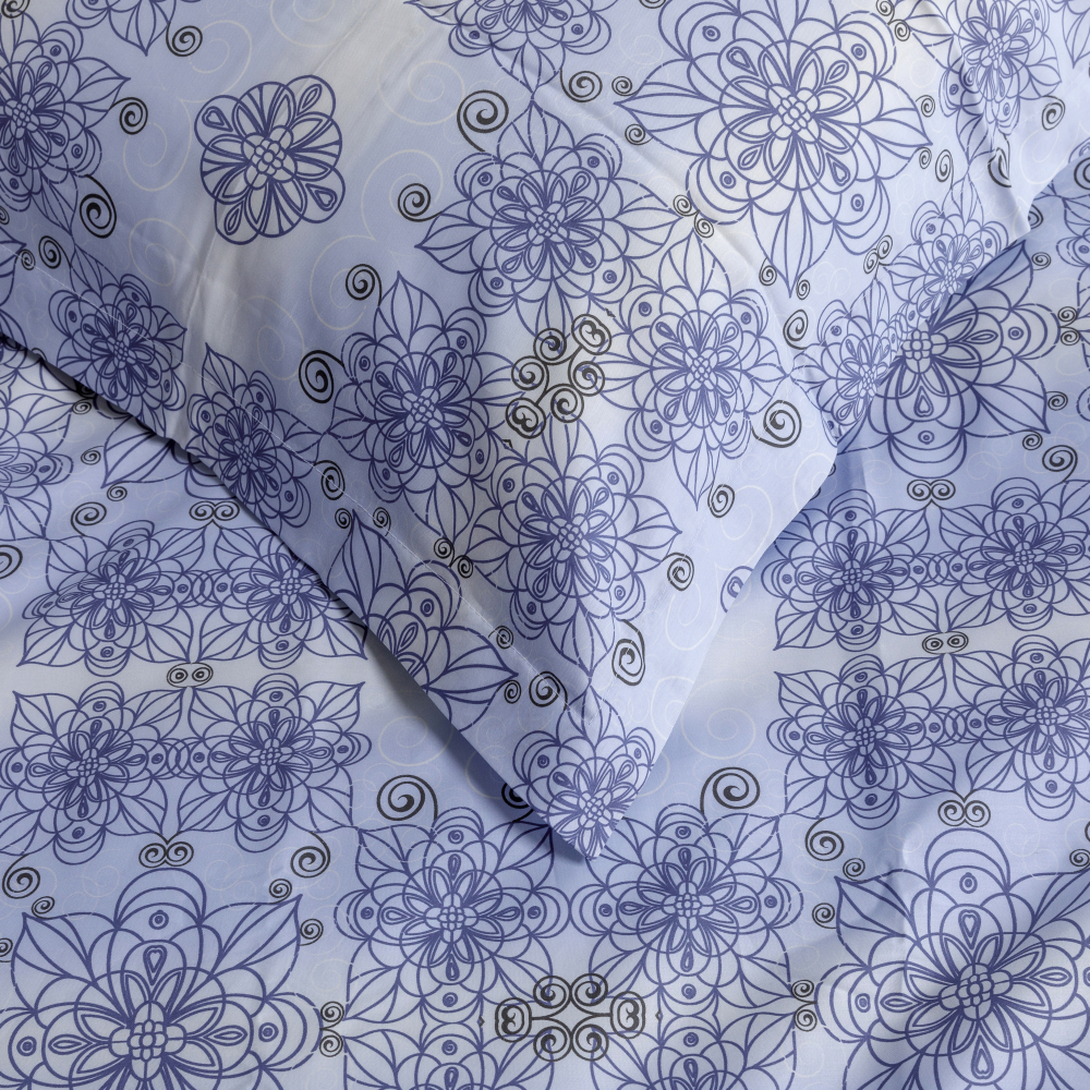 Premium Sateen Bedding Set „Mosaica“. Patterned bedding sets, 160x200 cm