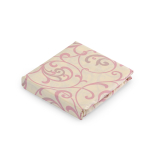 Premium Sateen Bedding Set „Pink curls“. Pink bedding, 160x200 cm, 200x200 cm, 200x220 cm