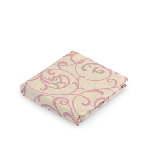 Premium Sateen Bedding Set „Pink curls“. Satin bedding sets