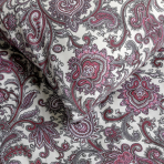Premium Sateen Bedding Set „Burgundy“. Patterned bedding sets, 160x200 cm