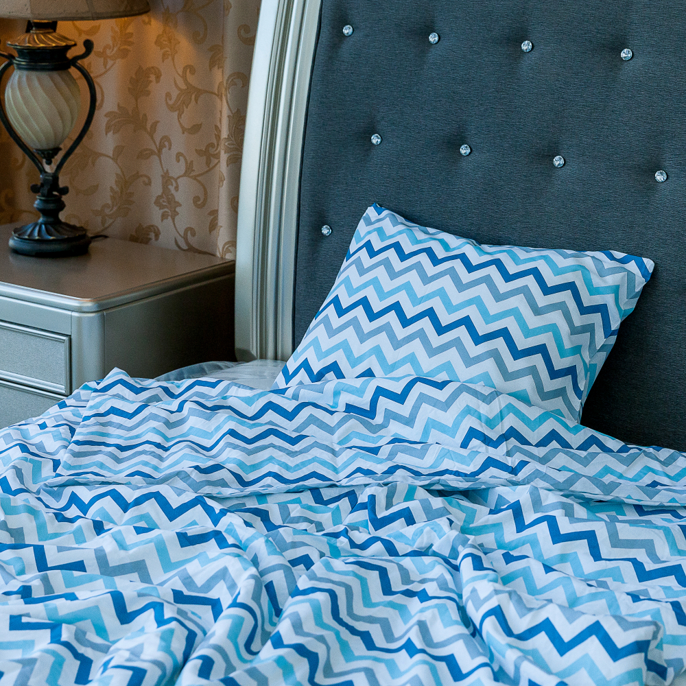 Bedding Set „Zigzag“. Kids bedding, 140x200 cm