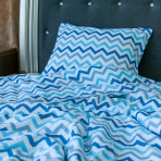 Bedding Set „Zigzag“. Kids bedding, 140x200 cm