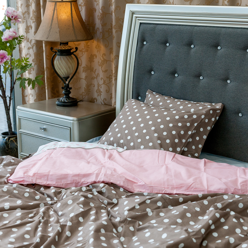 Bedding Set „Confetti“. Cotton bedding sets, 140x200 cm