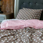 Bedding Set „Confetti“. Cotton bedding sets, 140x200 cm