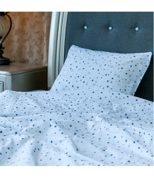 Bedding Set „Ad astra blue“. Cotton bedding sets