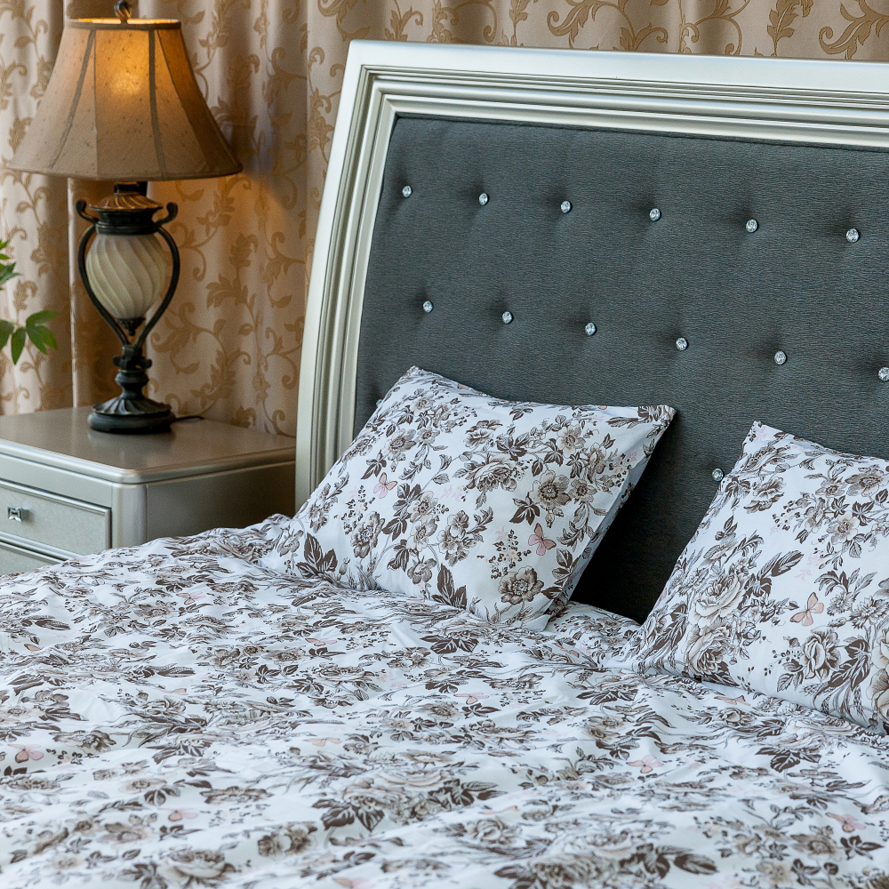 Premium Sateen Bedding Set „Liberty“. Patterned bedding sets, 140x200 cm