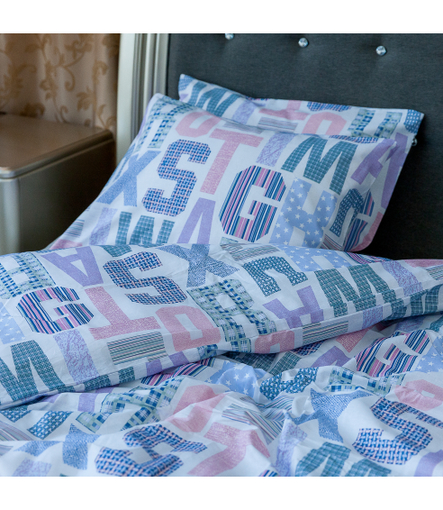 Bedding Set „ABC“. Cotton bedding sets