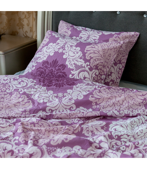 Bedding Set „Mona purple“. Cotton bedding sets