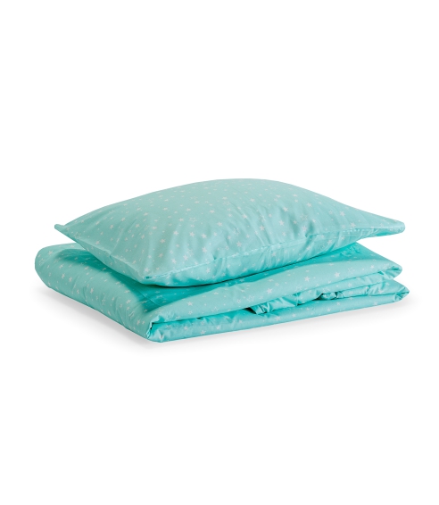 Bedding Set „Green Stars“. Cotton bedding sets
