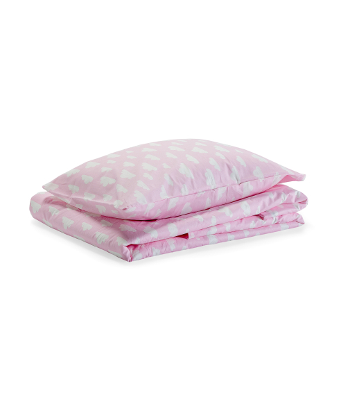 Children’s Bedding Set „Pink clouds”. Cotton bedding sets