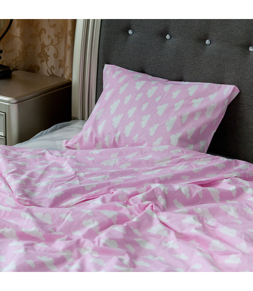 Baby bedding “Pink Clouds”. Baby bedding
