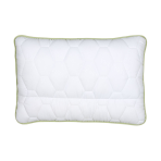 Ergonomic pillow „Aloe vera“. “aloe vera” ergonomic pillow – microfiber cover infused with aloe vera extract, filled with memory foam.