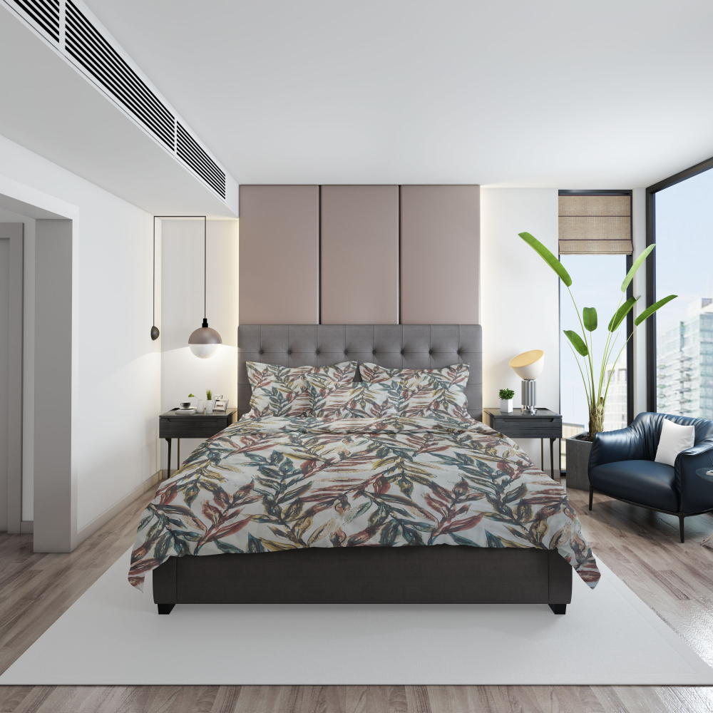 Premium Sateen Bedding Set „Flopsie“. Patterned bedding sets, 200x200 cm