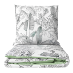 Bedding Set „Frond“. Bedding sets 200x200, 140x200 cm, 150x200 cm, 160x200 cm, 180x200 cm, 200x200 cm, 200x220 cm