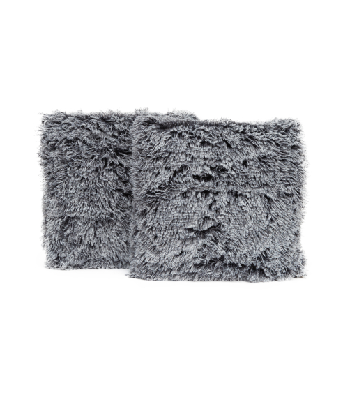 Decorative pillowcase “Grey Fluffy” 1 pc.. Pillowcases 40x40