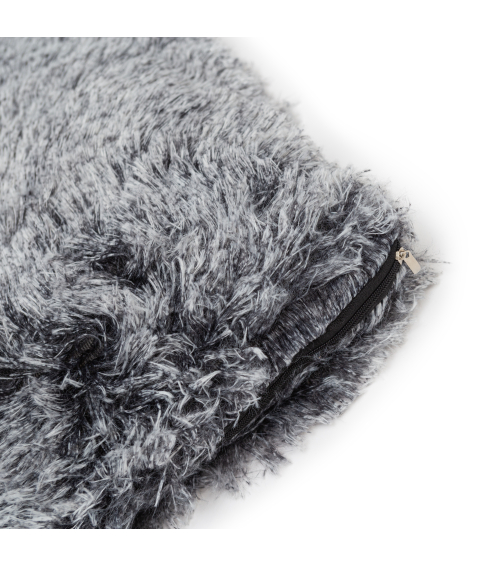 Decorative pillowcase “Grey Fluffy” 1 pc.. Pillowcases 40x40